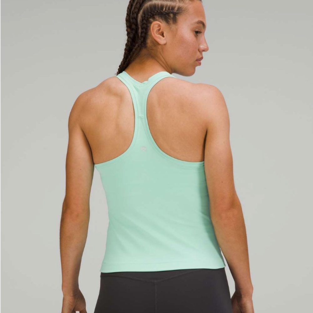 Lululemon Cool Racerback Short Tank Top *Nulu, Wild Mint, Size 6